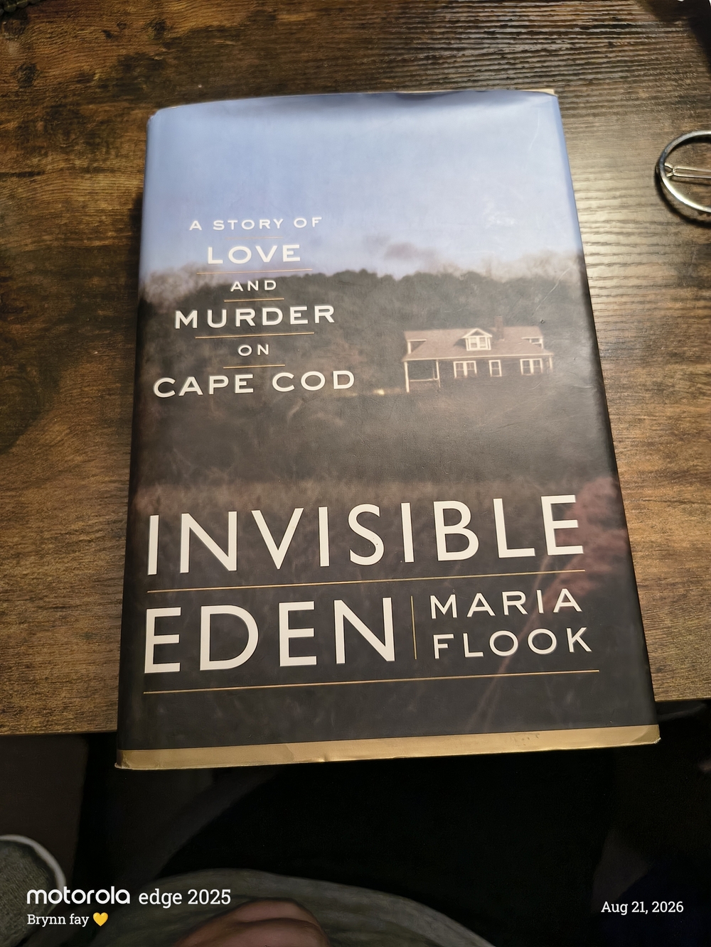 Motorola Invisible Eden Hardcover - Blue, Brown